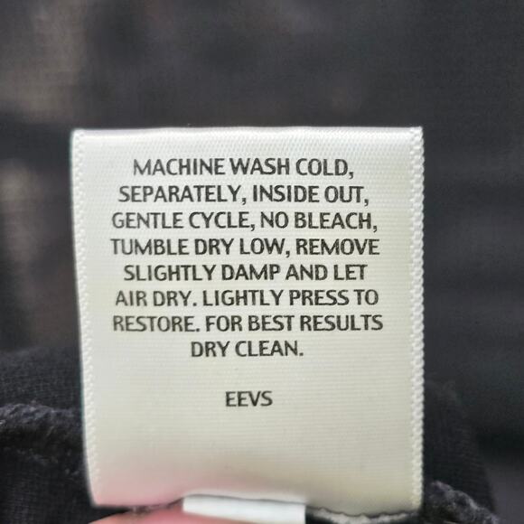 Eileen Fisher Leggings Womens Size Small Black Pull on Stretch Pants Minimalist - Picture 5 of 6